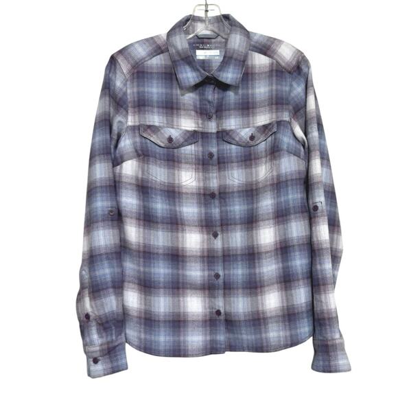 Columbia Women’s Silver Ridge Lite Plaid Long-Sleeve Omni-Shade Shirt Size Small - Picture 3 of 11